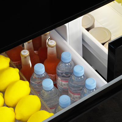 3D εκτύπωση Mini Bar Double Door ψυγείο με έξυπνη οθόνη αφής και συμπιεστή