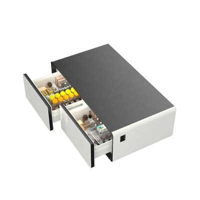 Διαδραστικό Smart Touch Τραπέζι καφέ Σύγχρονο έπιπλο καθιστικού με συρτάρι ψυγείου